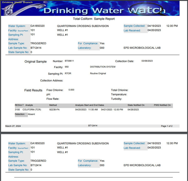 Well 1 Report 2023-04-19