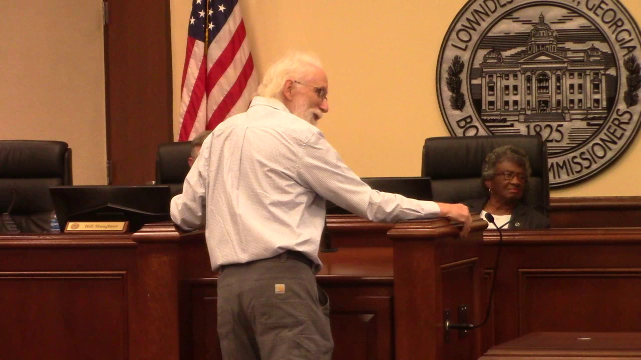 Suwannee Riverkeeper at Lowndes County Commission 2024-04-09