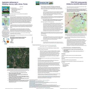 [Application deficiencies in TPM TiO2 mining permits: Modeling, mercury, spills, slimes, Florida --WWALS to GA-EPD 2024-04-09]