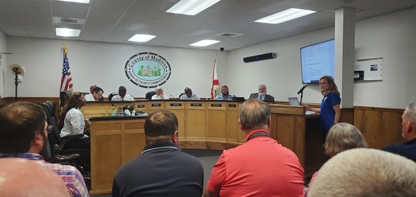 [FL State Rep. Allison Tant addresses Madison County Commission about Valdosta sewage spills 2024-04-24]