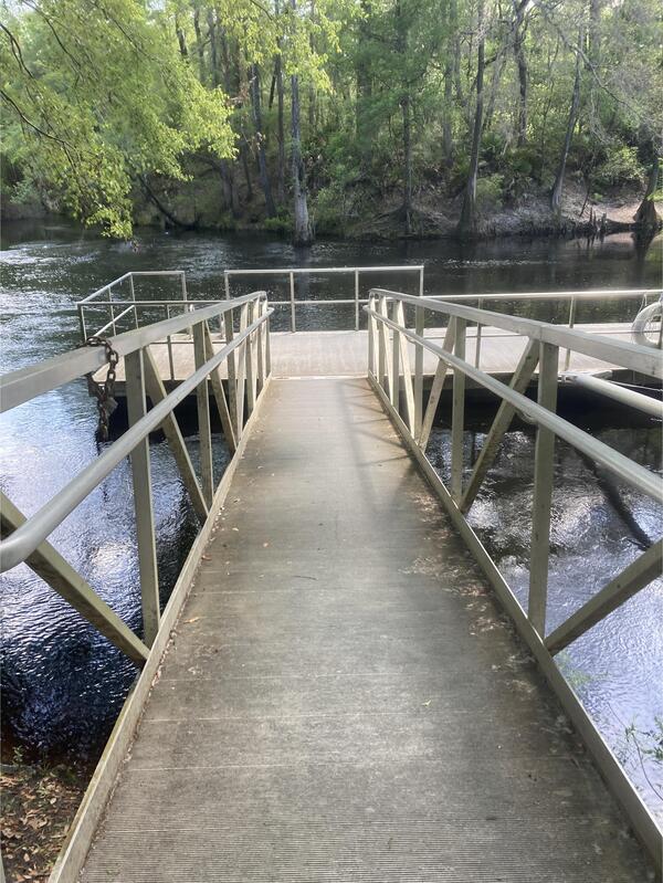 [O'Leno Dock, Santa Fe River @ O'Leno Park Road 2024-04-10]