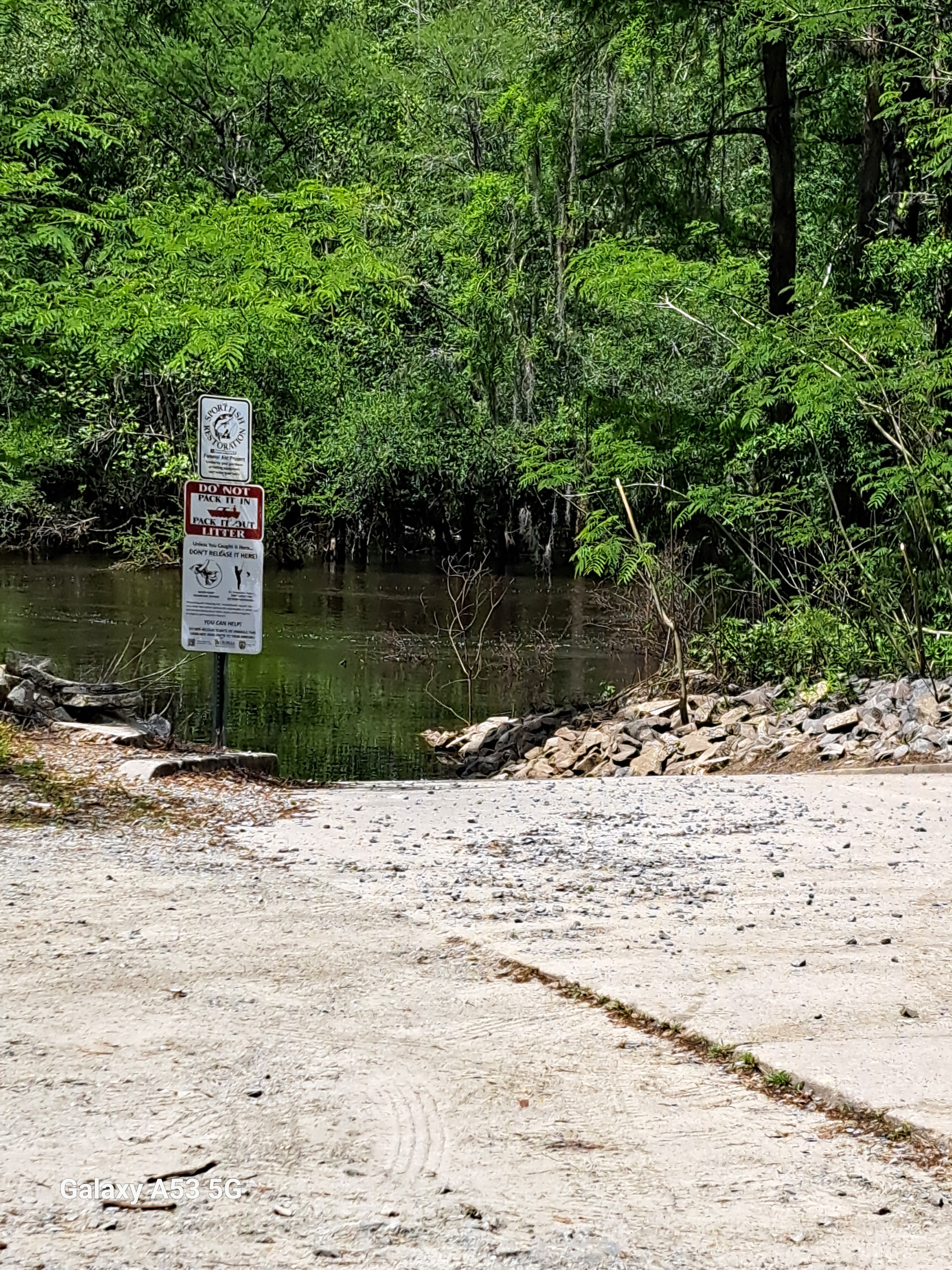 Troupville Boat Ramp, Little River @ GA 133 2024-04-07