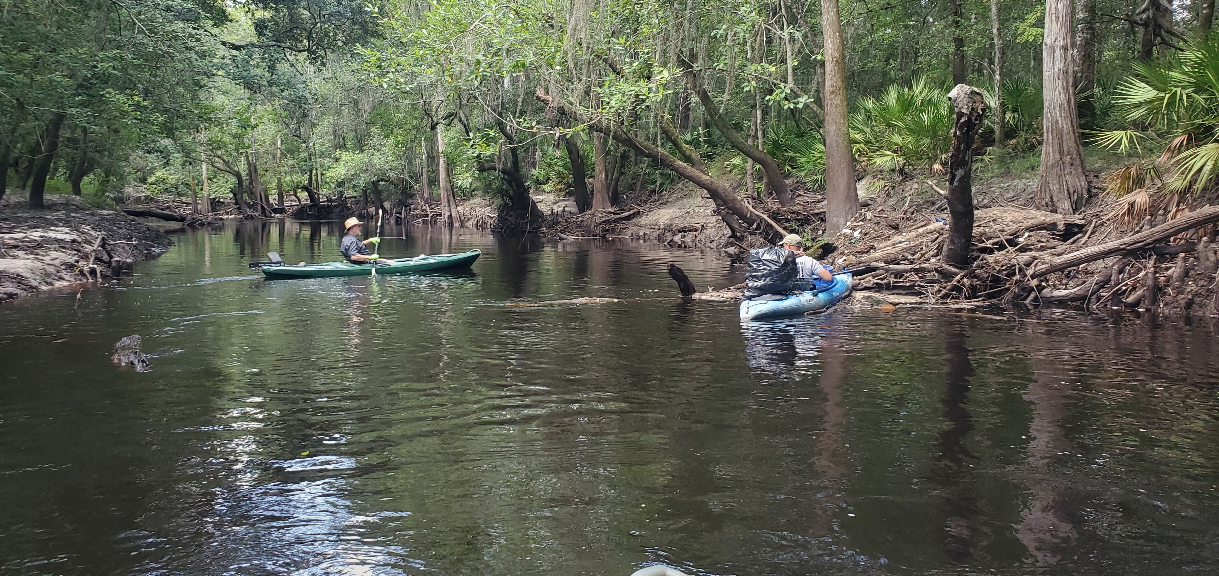 Withlacoochee River cleanup, 2022-07-30 --John S. Quarterman