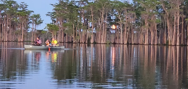 Canoe trio, Full Pink Moon