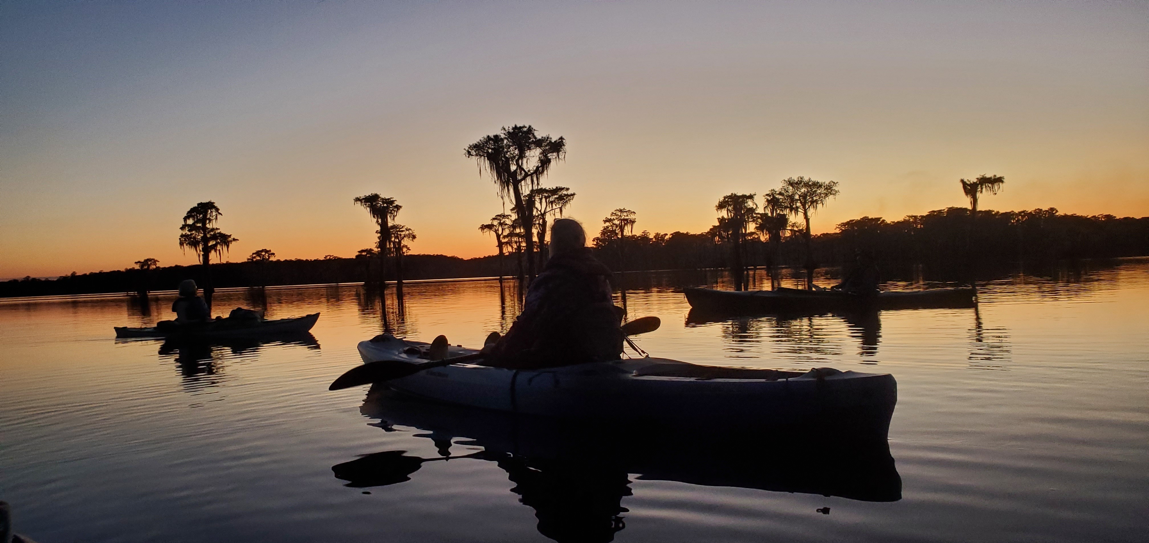 Sunset boats