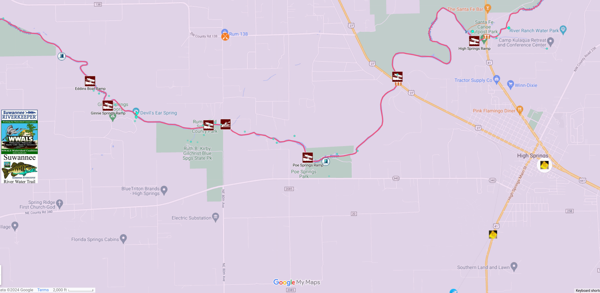 Map: Narrow, NE Railroad Ave. Sewage Spill