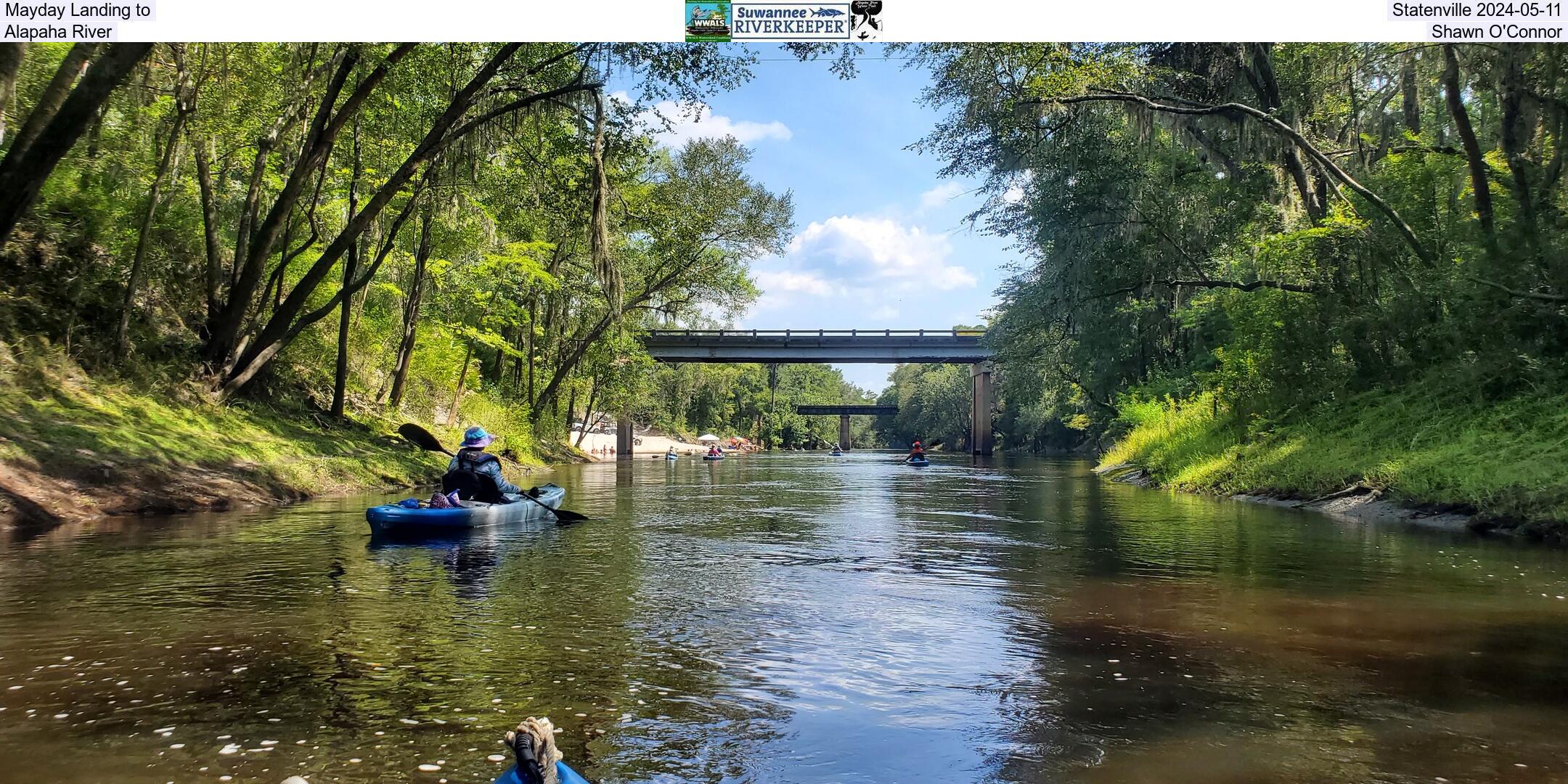 Mayday Landing to Statenville 2024-05-11, Alapaha River, Shawn O'Connor