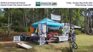 [WWALS at Florida Folk Festival, Friday - Sunday, May 24-26, 2024, Stephen Foster Folk Culture Center SP, White Springs, Florida]