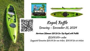 [Raffle: Hurricane Skimmer 128 Sit-On-Top Kayak with Paddle]