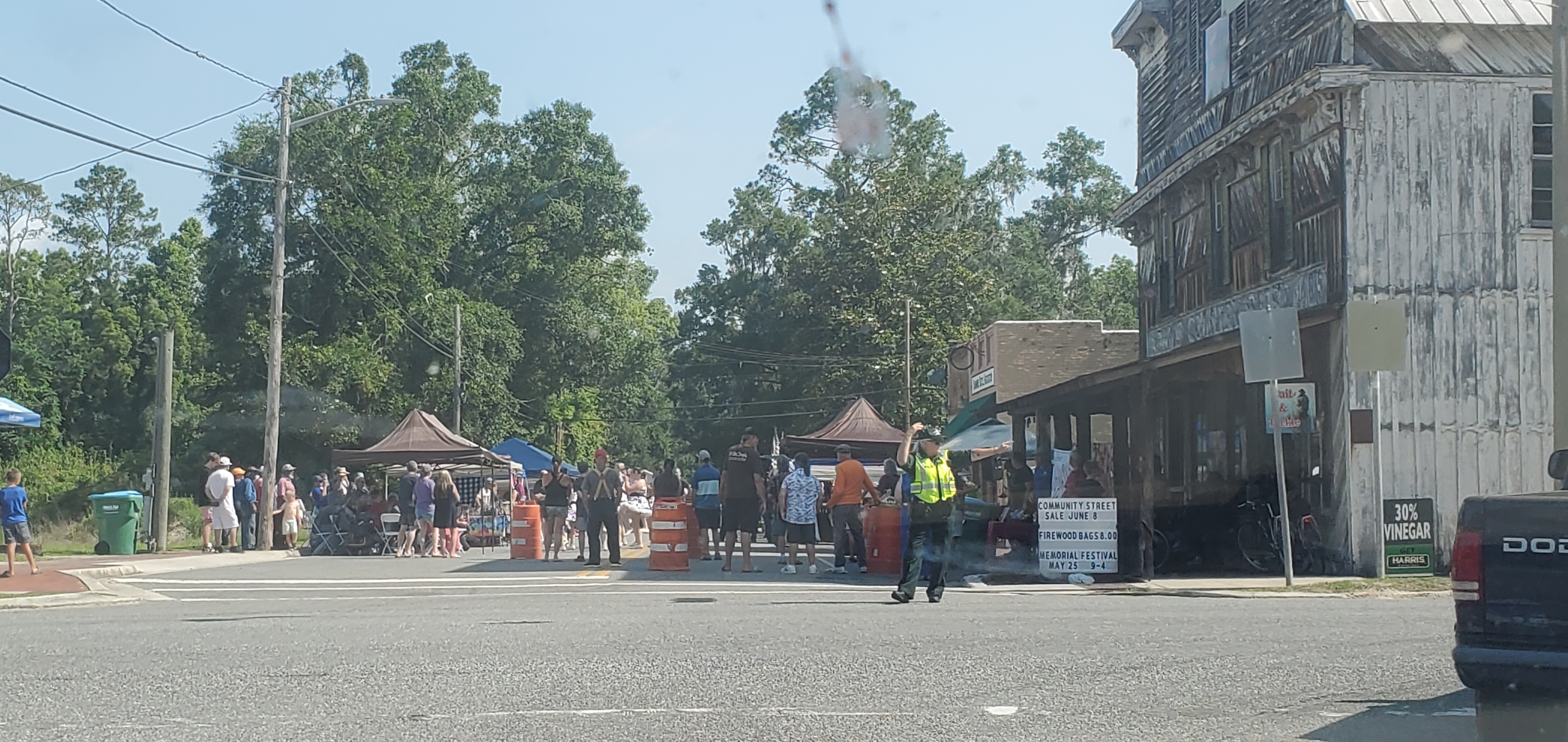 Dance contest on Bridge Street at Spring Street