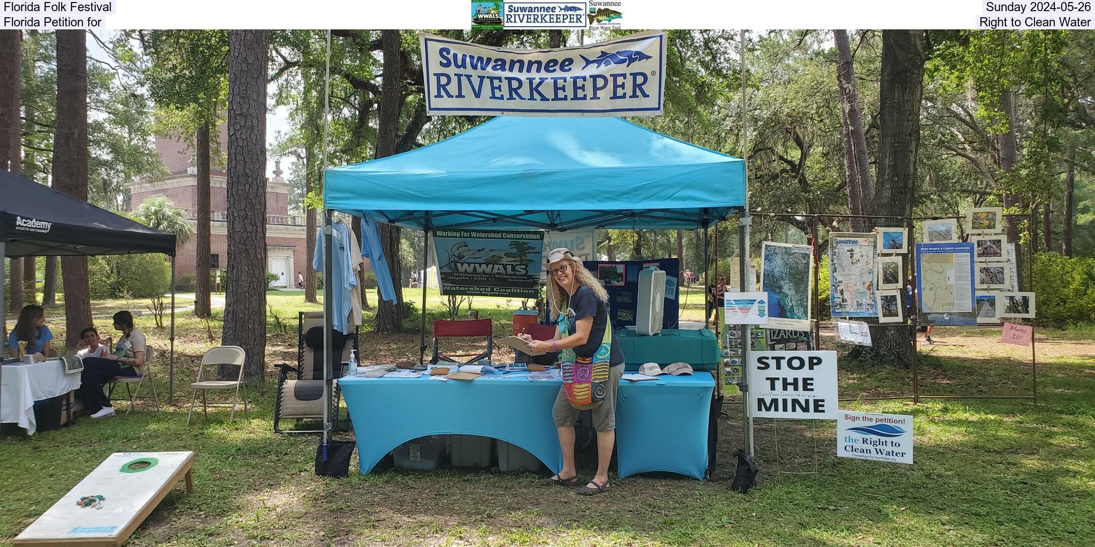 Florida Folk Festival, Sunday 2024-05-26, Florida Petition for Right to Clean Water