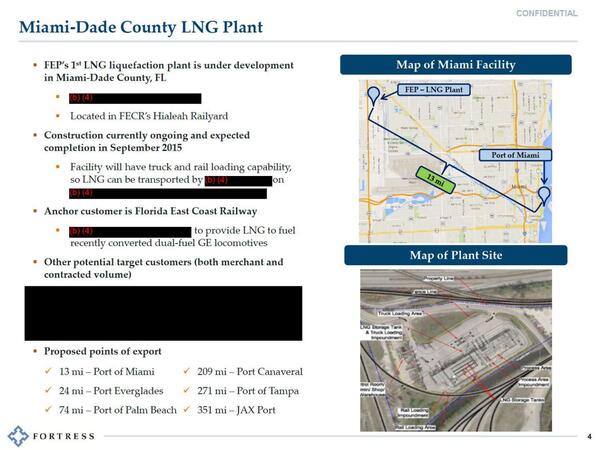 Map: Miami-Dade County LNG Plant