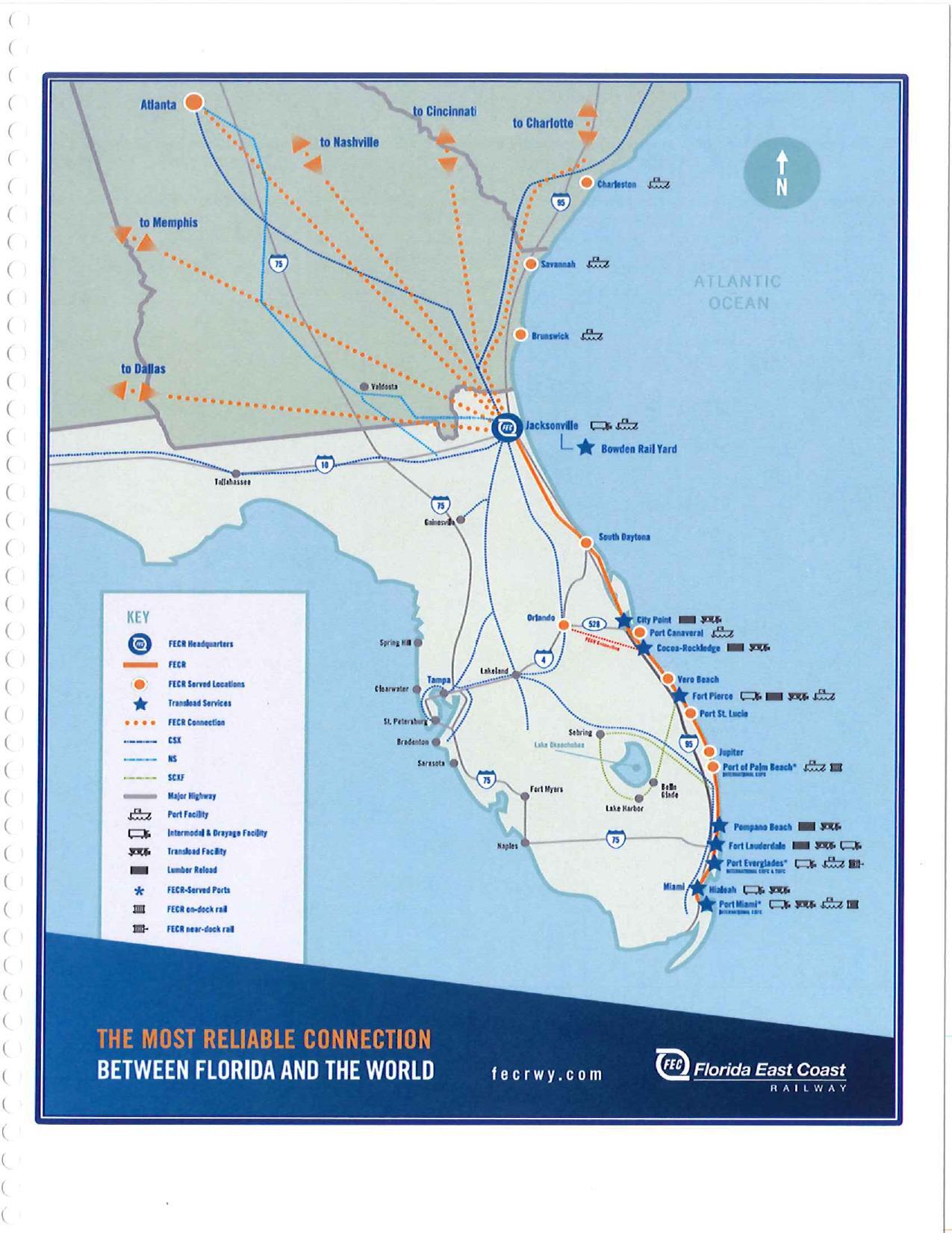 Map: FECR between Florida and the World