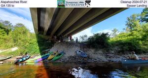 [Alapahoochee River, Cleanup 2024-07-21, GA 135 to, Sasser Landing]