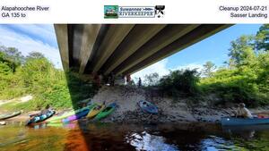 [Alapahoochee River, Cleanup 2024-07-21, GA 135 to, Sasser Landing]