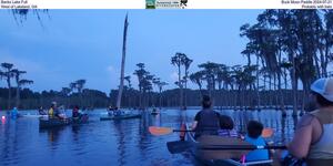 [Banks Lake Full Buck Moon Paddle 2024-07-21, West of Lakeland, GA, Probably with bats]