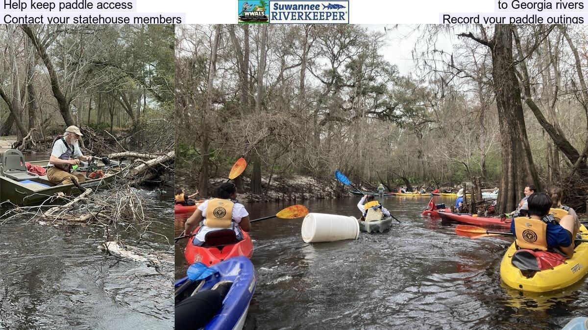 Help keep paddle access to Georgia rivers, Contact your statehouse members, Record your paddle outings