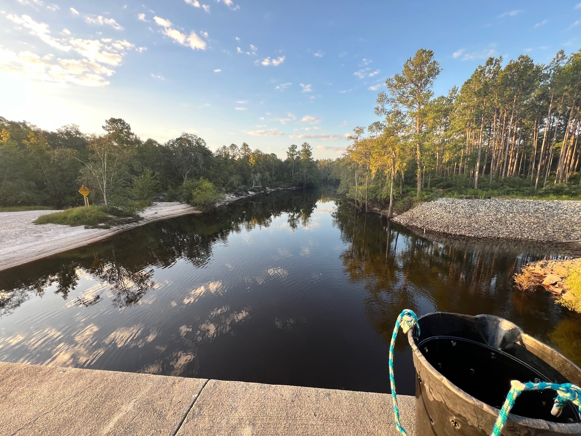 Downstream, Lakeland Boat Ramp, Alapaha River @ GA 122 2024-08-22