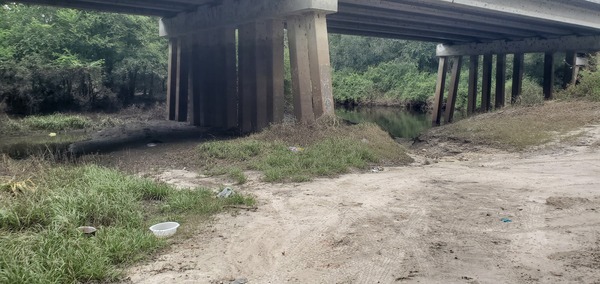 Alapaha River under the US 41 Bridge, 14:17:14, 30.5287572, -83.0390289