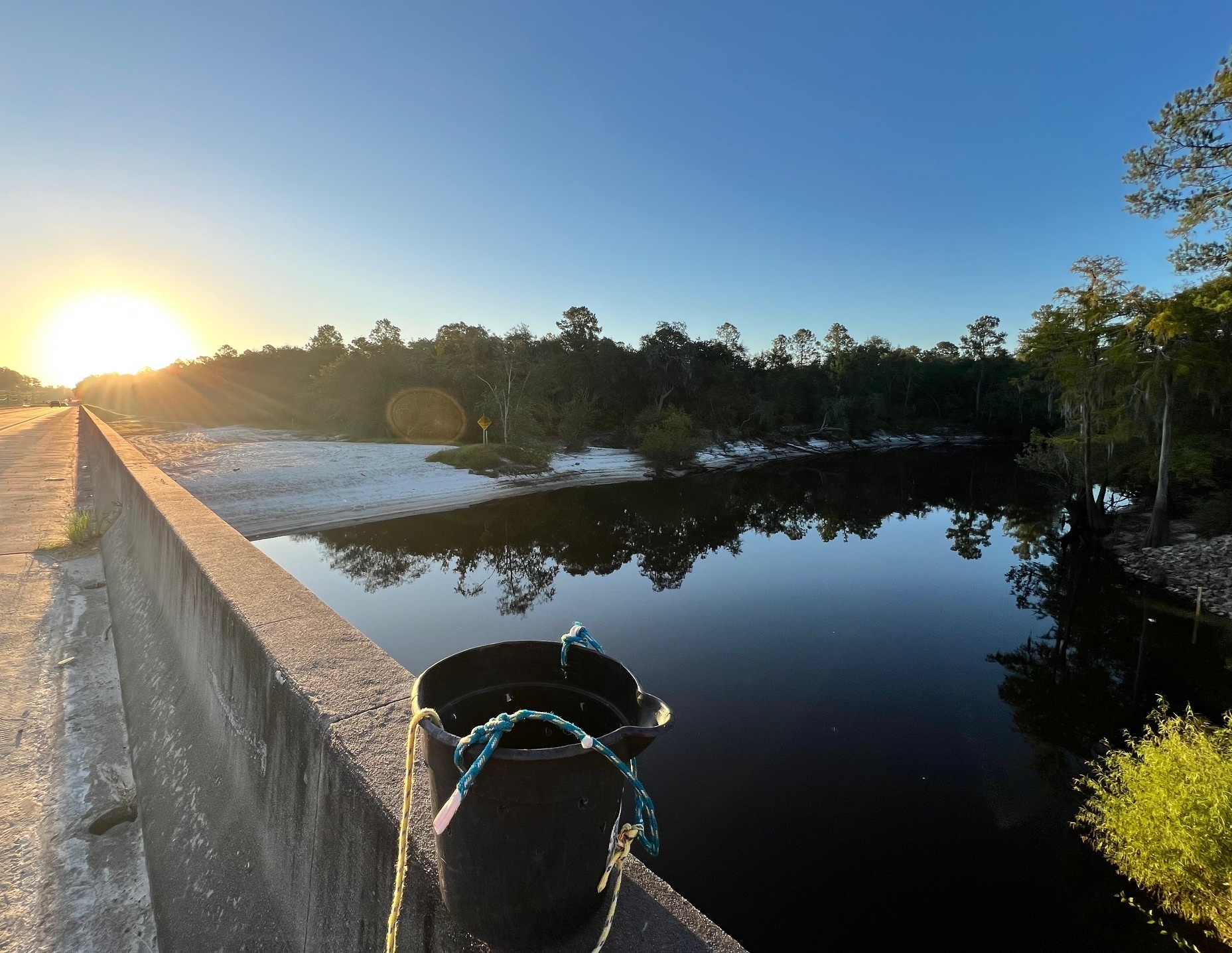 Across, Lakeland Boat Ramp, Alapaha River @ GA 122 2024-08-28