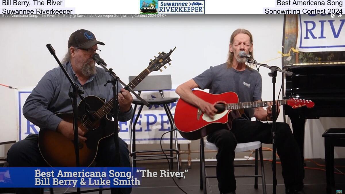 Bill Berry, The River, Best Americana Song, Suwannee Riverkeeper Songwriting Contest 2024