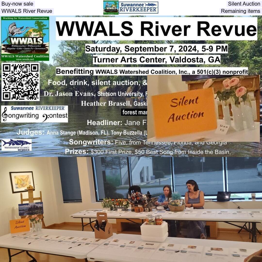 Buy-now sale, Silent Auction, WWALS River Revue, Remaining items