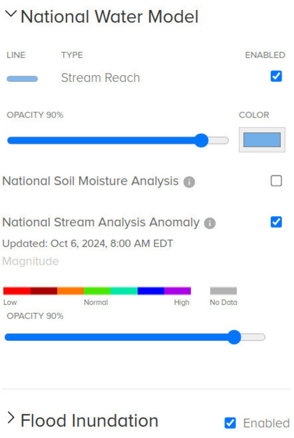 Anomalies: NOAA River Gauges 2024-10-06