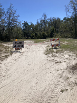 [Road Closed, Allen Ramp, Withlacoochee River @ 2726 SW 64th Way Jasper, FL 32052 2024-10-18]