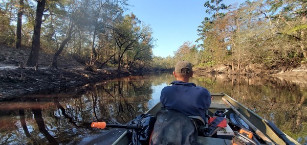 [Heading down the Withlacoochee River, 10:17:03, 30.8468800, -83.3477275]