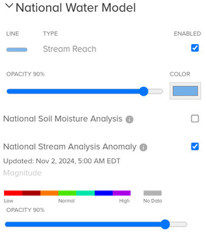 [Map: NOAA River Gauges 2024-11-02]