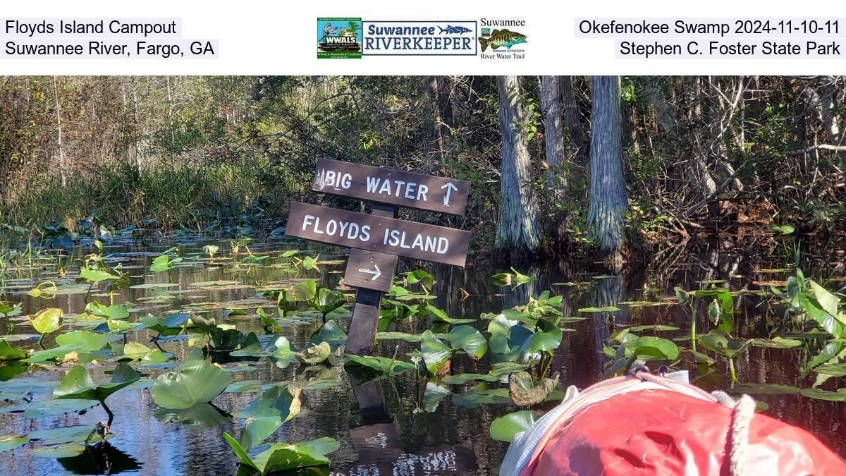 Floyds Island Campout, Okefenokee Swamp 2024-11-02-03, Suwannee River, Fargo, GA, Stephen C. Foster State Park