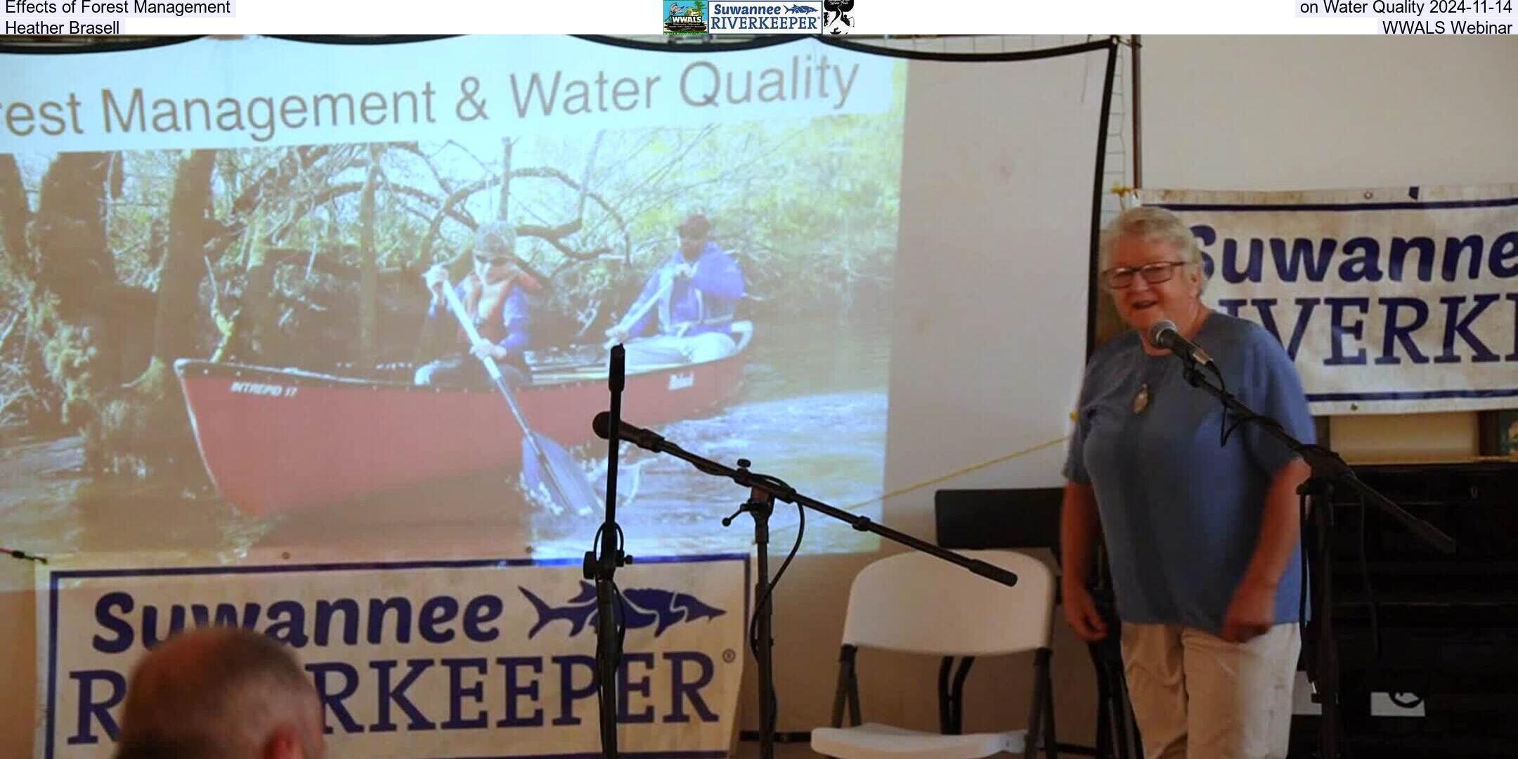 Effects of Forest Management on Water Quality 2024-11-14, Heather Brasell, WWALS Webinar