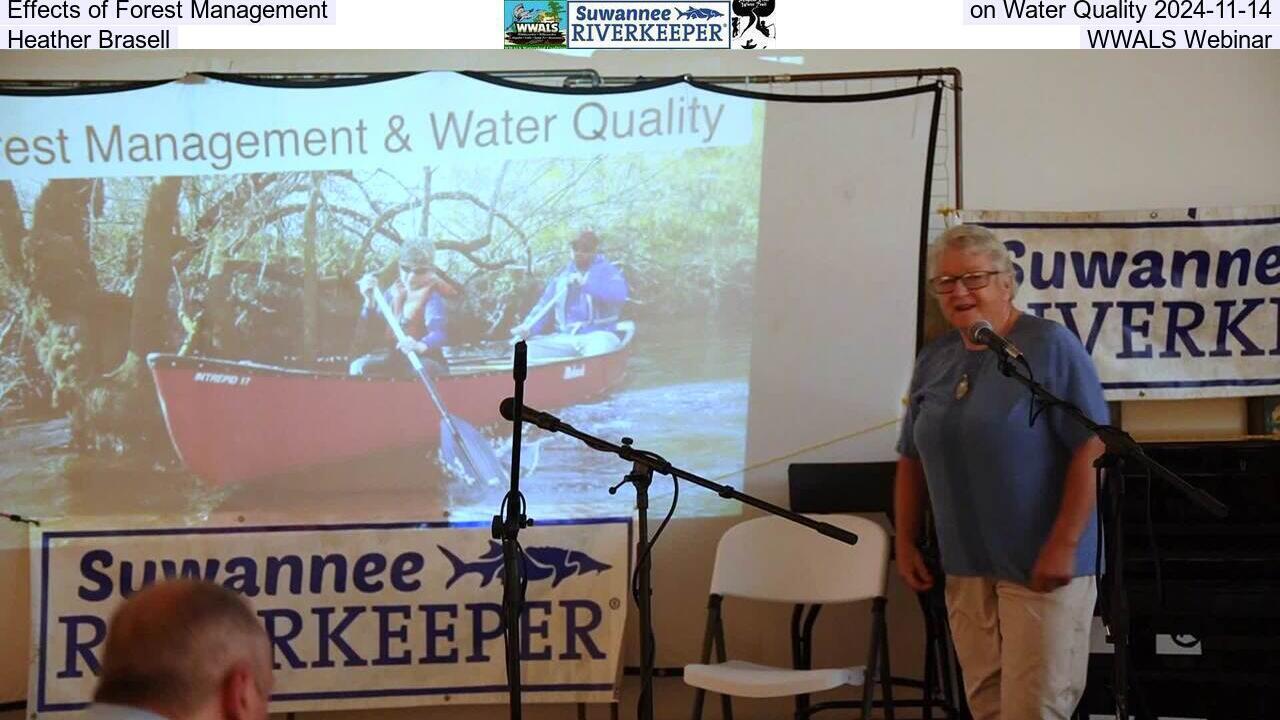 Effects of Forest Management on Water Quality 2024-11-14, Heather Brasell, WWALS Webinar