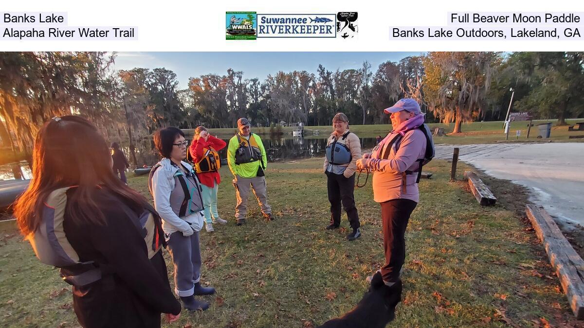 Banks Lake Full Beaver Moon Paddle, Alapaha River Water Trail, Banks Lake Outdoors, Lakeland, GA