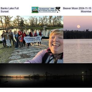 [Banks Lake Full Beaver Moon 2024-11-15 Sunset and Moonrise]