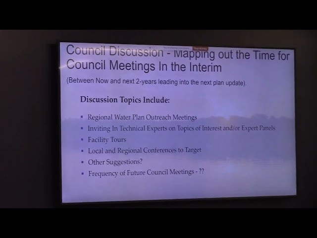 Mapping Time for Council Meetings (cont.)