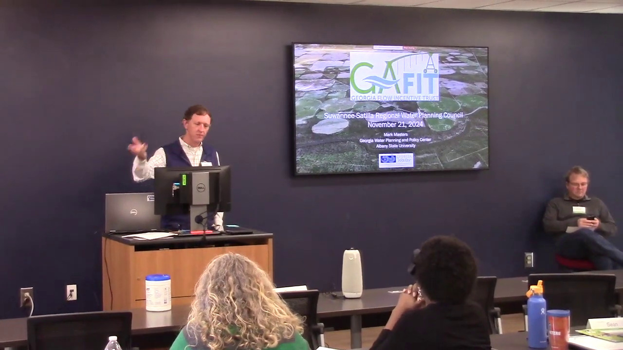 Mark Masters, Georgia Water Planning & Policy Center, Albany State University