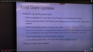 [Seed Grant Cycle]