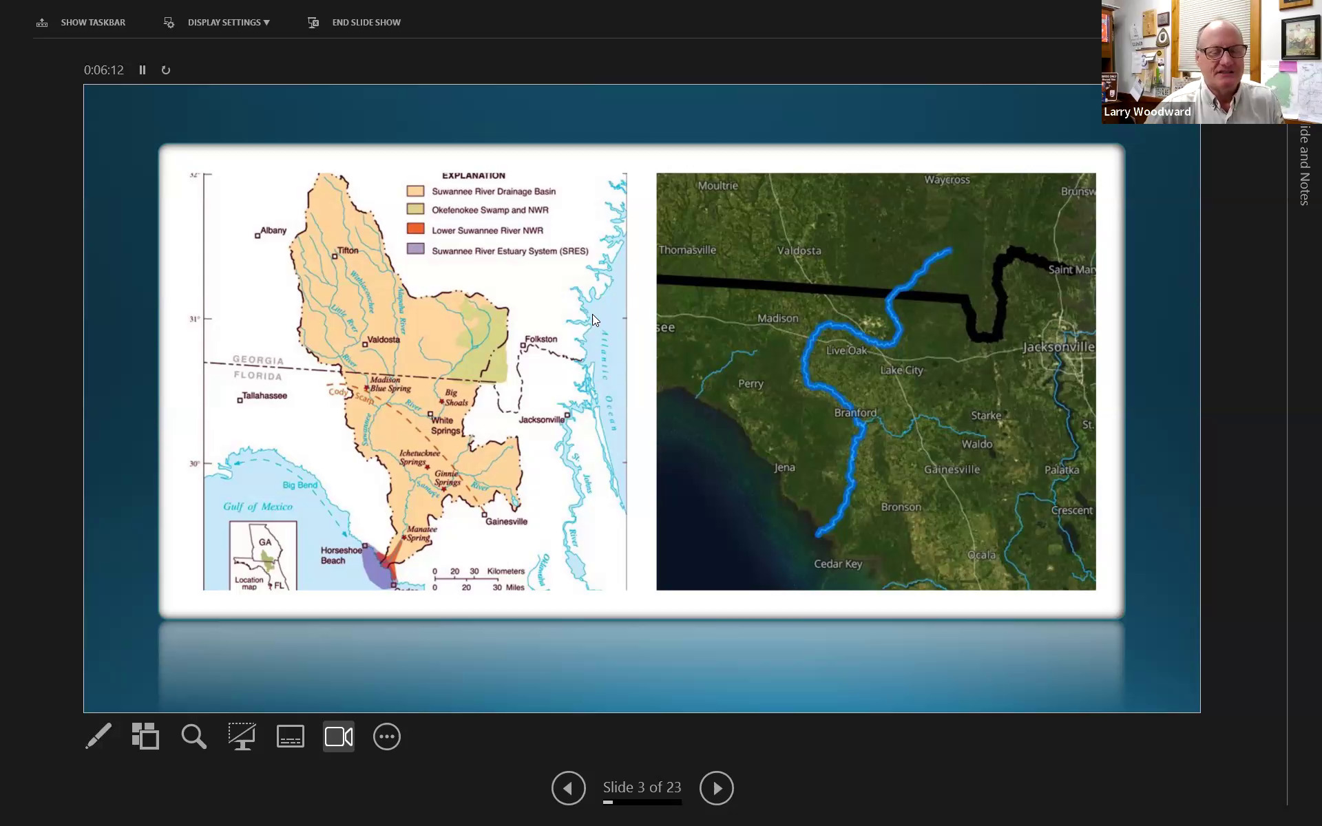 Maps Suwannee River and Basin