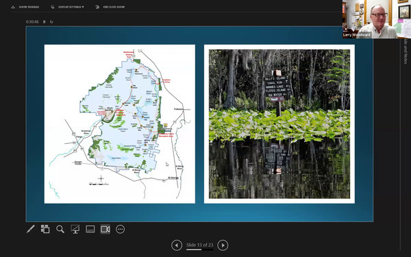 [Okefenokee Trail Map and Signs]