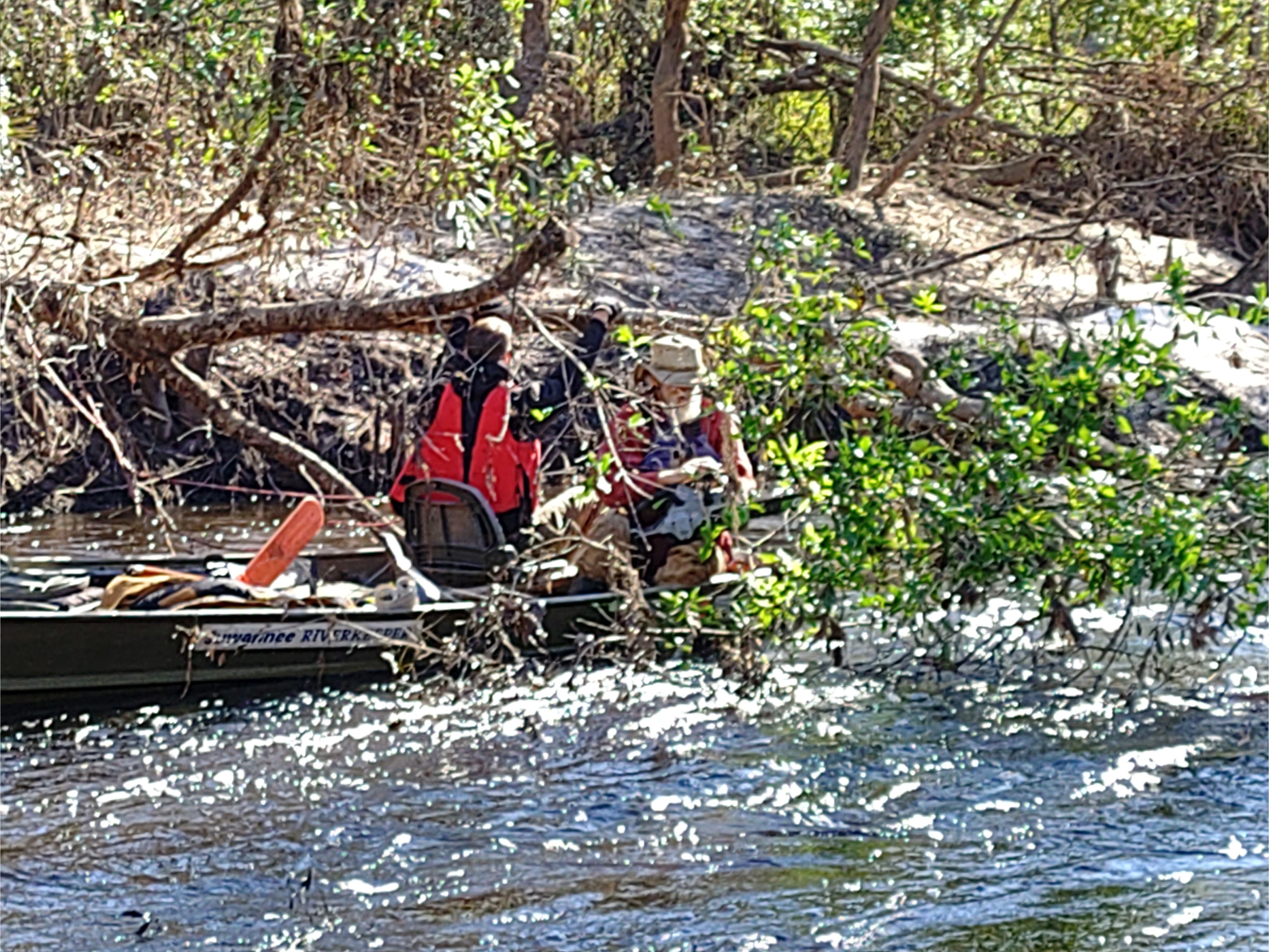 jsq sawing a small limb --Phil Royce, 10:45:17, 30.8447282, -83.34745