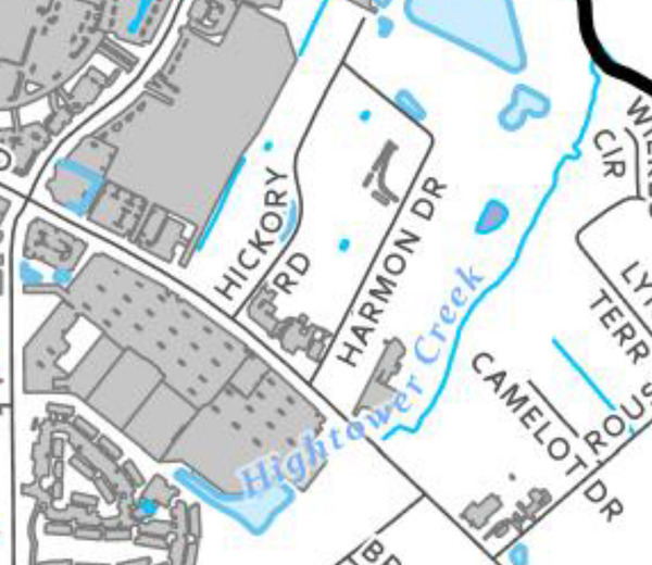 [Hightower Creek in SGRC impervious surface map 2022-04-04]