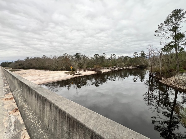 Lakeland Boat Ramp across, Alapaha River @ GA 122 2024-12-05