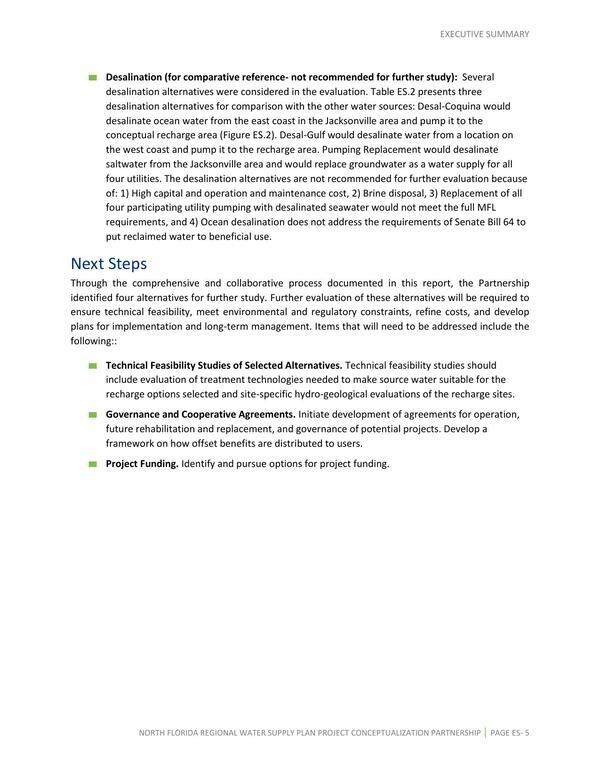 Desalination (for comparative reference- not recommended for further study):