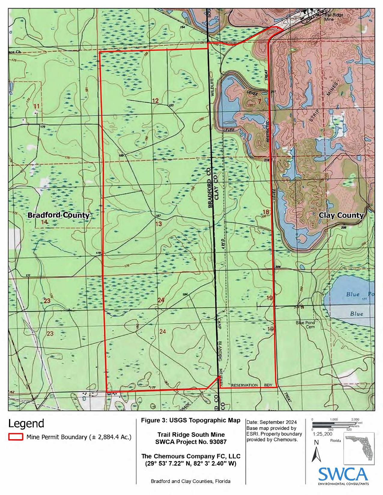 Figure 3: USGS Topographic Map