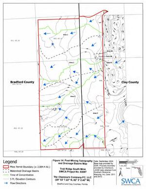 [Figure 14: Post-Mining Topography]