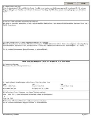 [Mining and extraction of heavy mineral sands.]