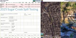 [Sugar Creek still filthy in Valdosta testing 2025-01-11, follow-up after Major Sewage Spill]