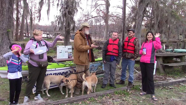 [Kim and Janet at the kayak raffle drawing 2024-12-15]