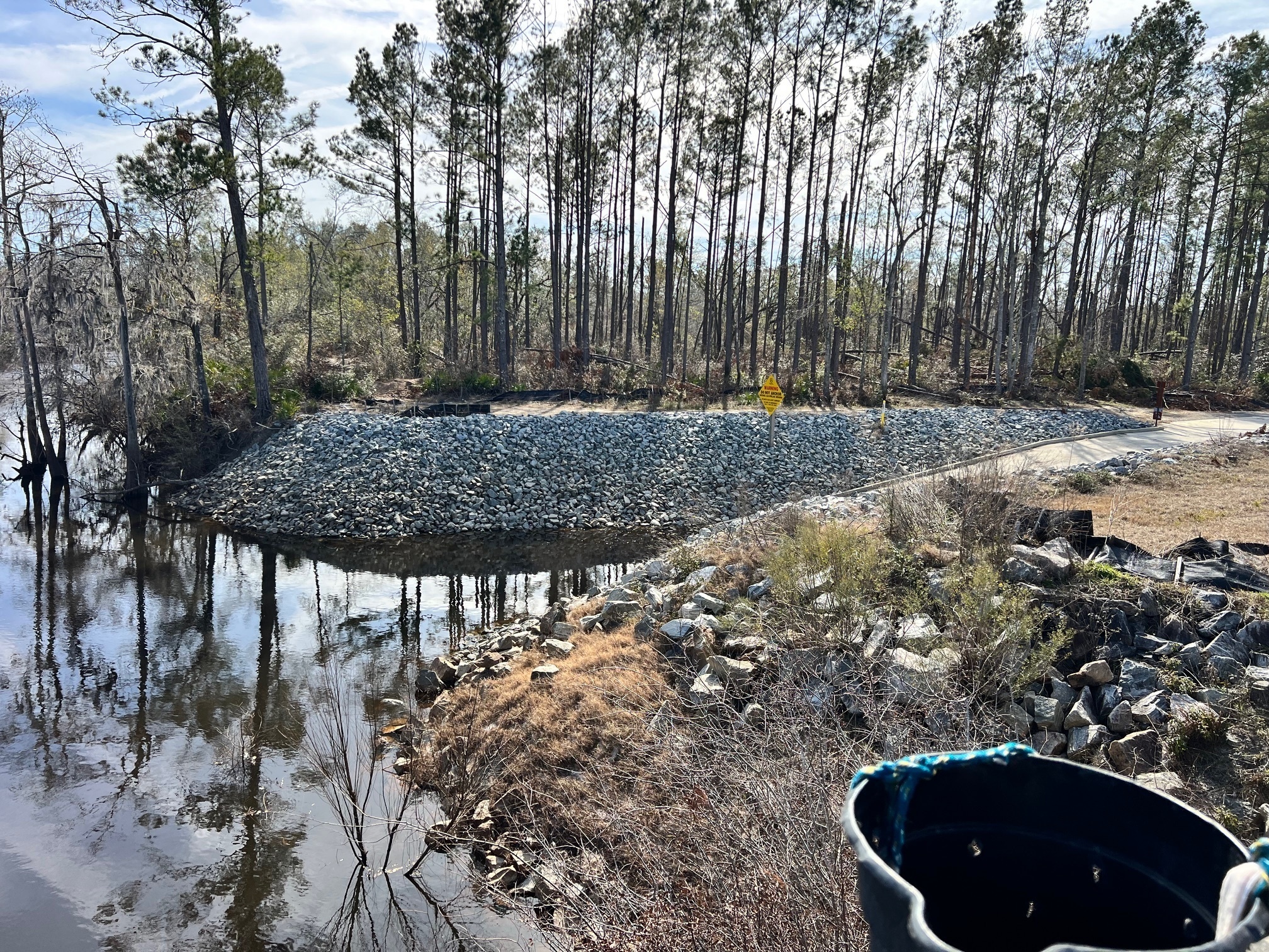 Downstream, Lakeland Boat Ramp, Alapaha River @ GA 122 2025-01-30